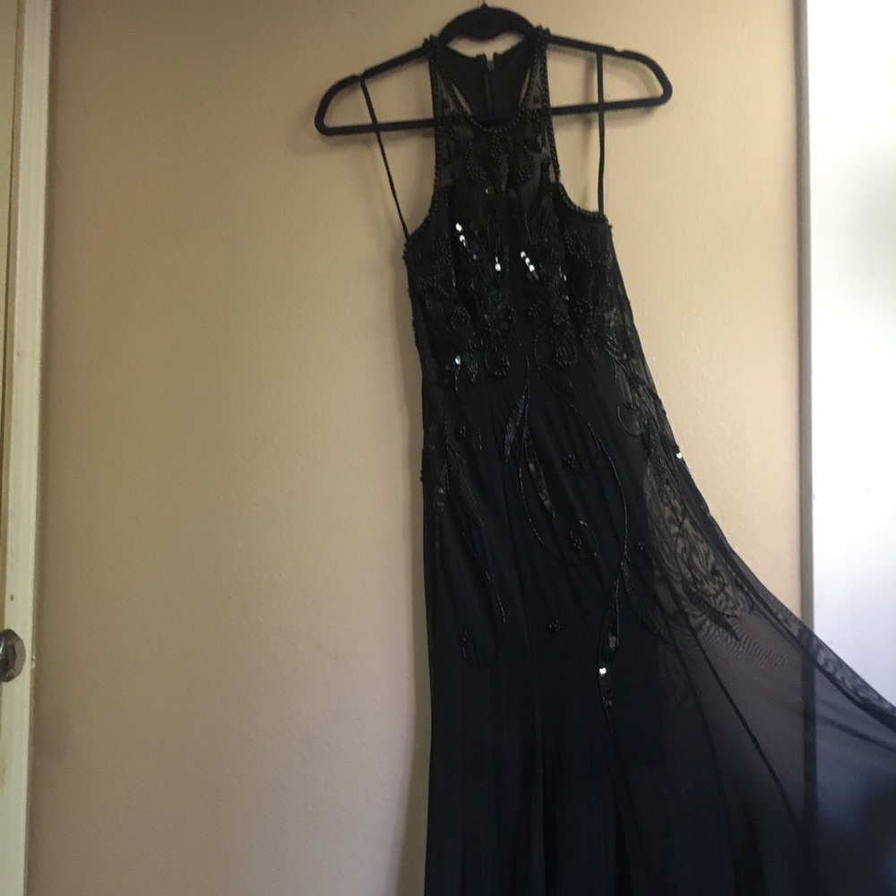 Black evening dress